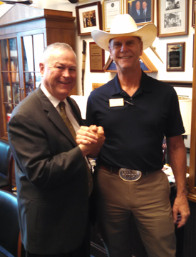 Howard Wooldridge and Congressman Dana Rohrabacher
